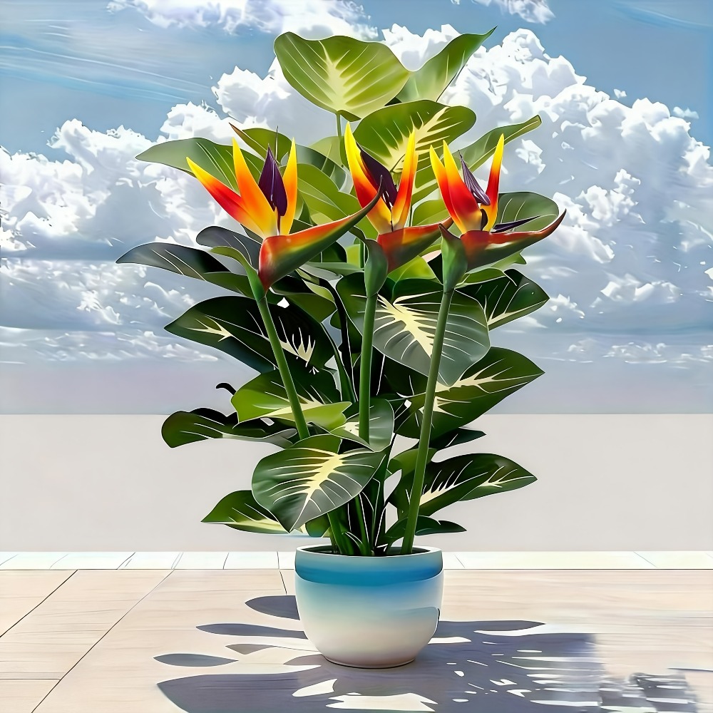 Bonsai Garden Zen - Искусственные растения: птица-садовник и позитоны для