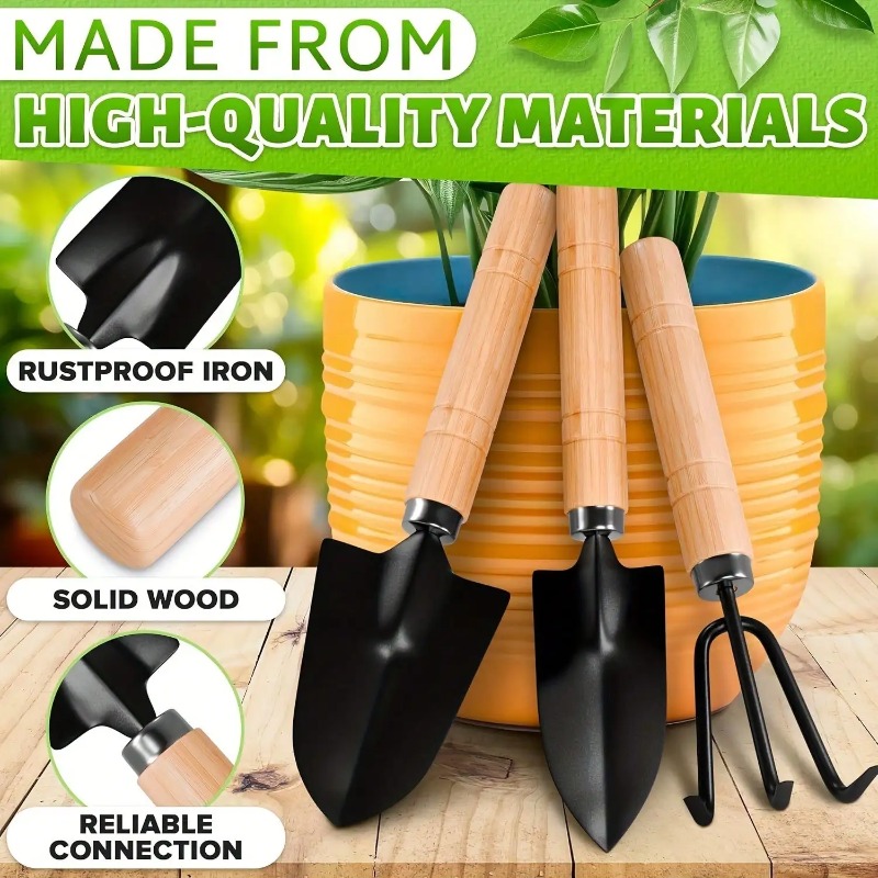 Soil Scoop Tool - Набор из 3 мини-инструментов для садоводства