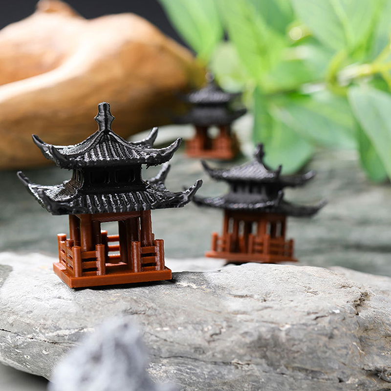 Мини-статуя пагоды, сказочный  – обзор и цена Bonsai Garden Zen